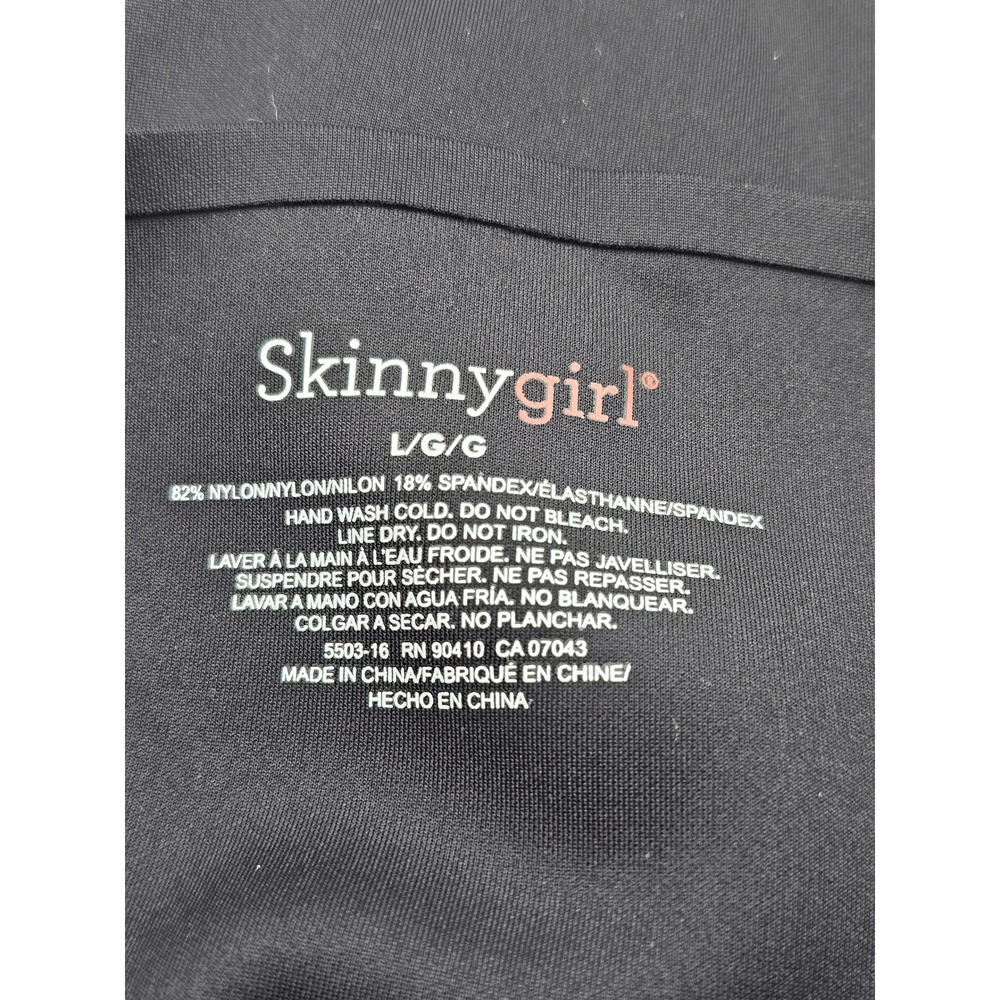 Skinnygirl Scuba Shaping Camis Women Large Black Nude NWT 2-Pack SG5503 - Picture 4 of 5